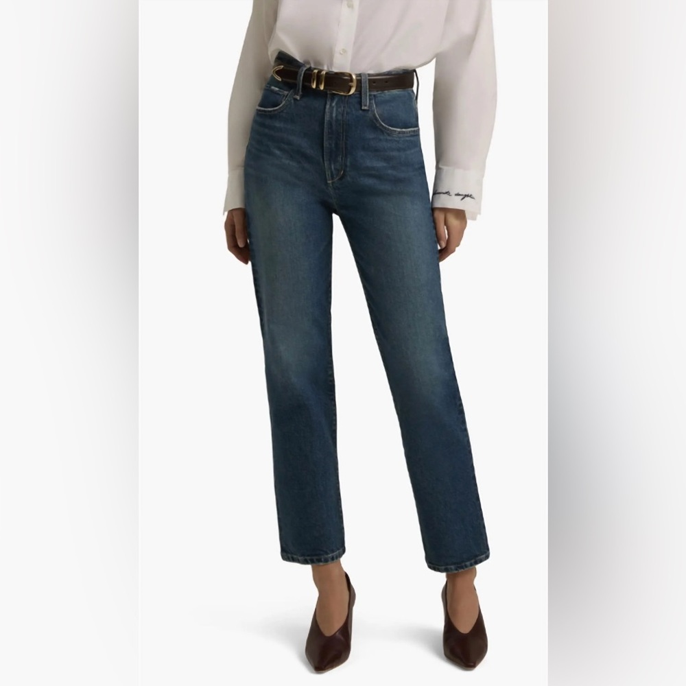 Favorite Daughter Valentina High-rise Straight jeans in Cambridge wash size 28